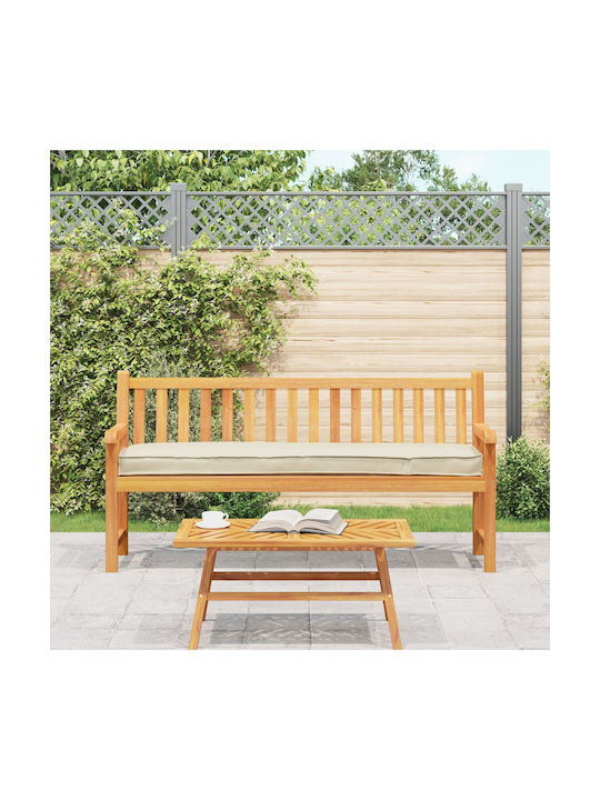 vidaXL Pernă De Bancă Pentru Scaune De Grădină Crem 2 Buc 40x200 Cm