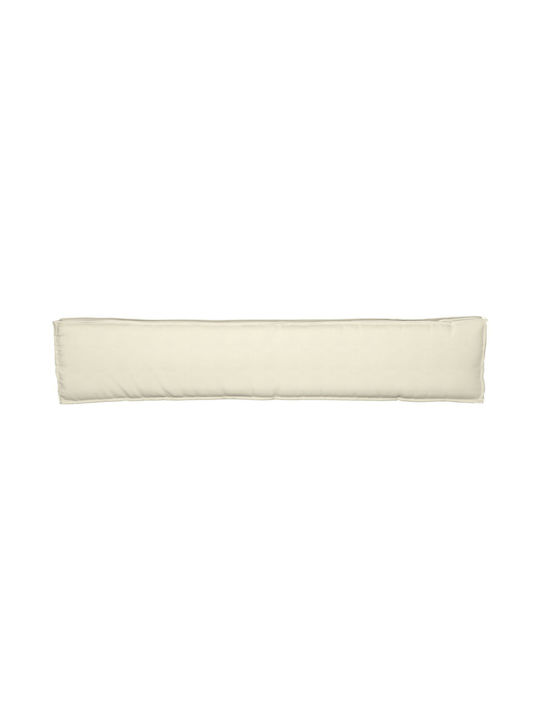 vidaXL Pernă De Bancă Pentru Scaune De Grădină Crem 2 Buc 40x200 Cm