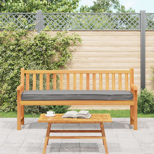 vidaXL Gartenstuhlkissen Paletten Grau 2 Stück 40x200cm
