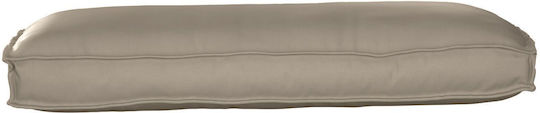 vidaXL Waterproof Garden Chair Cushion with Backrest Brown 50x120cm