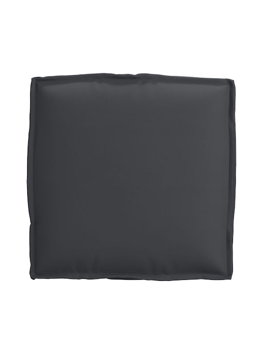 vidaXL Wasserdichtes Sitzbank-Kissen Palette Schwarz 2Stück 40x40cm