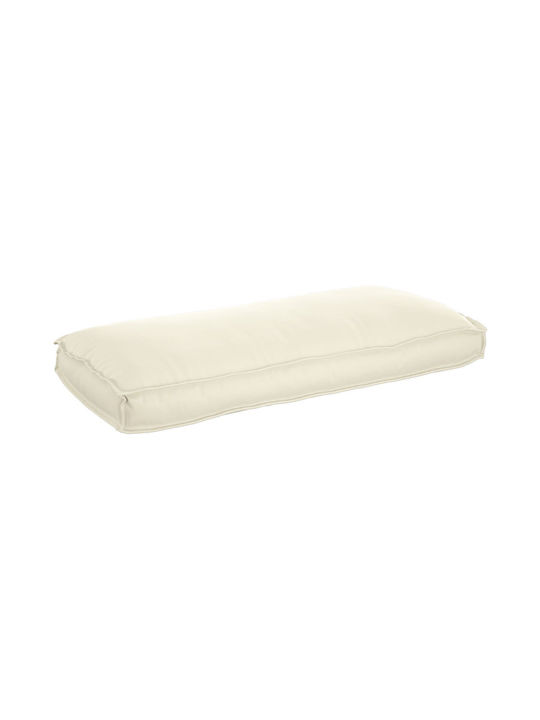 vidaXL Възглавница за Пейка от Палети Крем 50x120см. 42001550