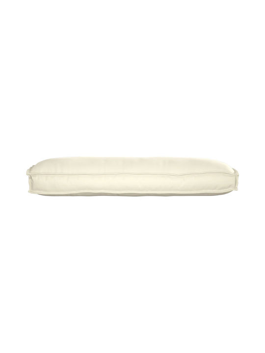 vidaXL Възглавница за Пейка от Палети Крем 50x120см. 42001550