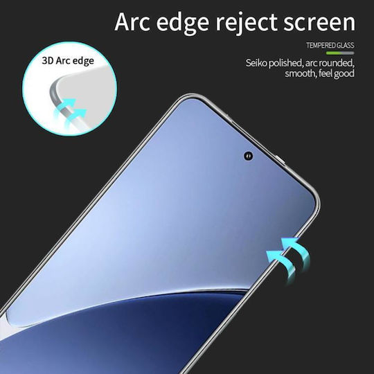 Xiaomi 15 Pro Mofi 9h 3d Hot Bending Tempered Glass Film Black