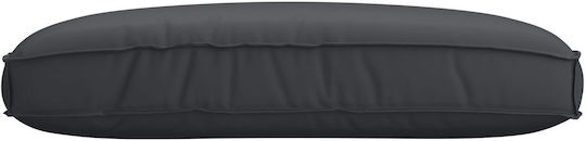 vidaXL Μαξιλάρι για Παγκάκι Παλέτας Μαύρο 80x120εκ.