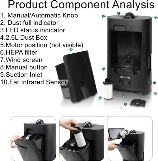 Original Best Buy Professional Hair Vacuum Dustbin