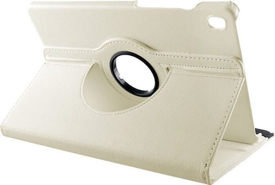 Volte-Tel Flip Cover Leather Rotating White (iPad 9.7" 2017 iPad 9.7" 2018)