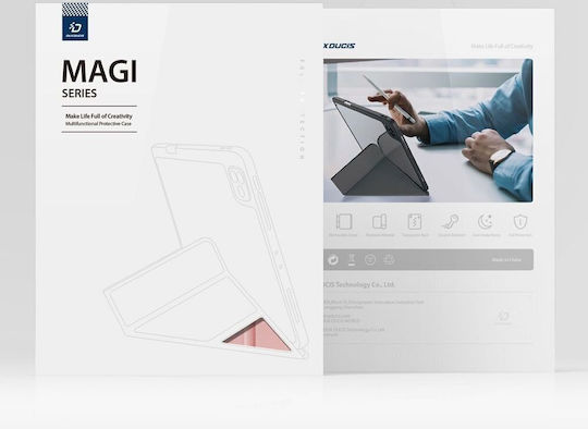 Dux Ducis Magi Flip Cover Blacη (iPad Air (2024), iPad Air (2025))