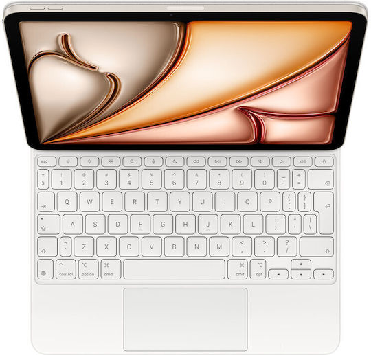 Apple Magic Keyboard Флип Капак Международен Английски Език Бяла (iPad Air 11" 2024/2025/2026)