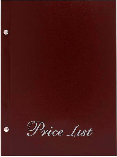 Next Menu Holder Made of PU Leather in Red Colour 21x14 cm Price List