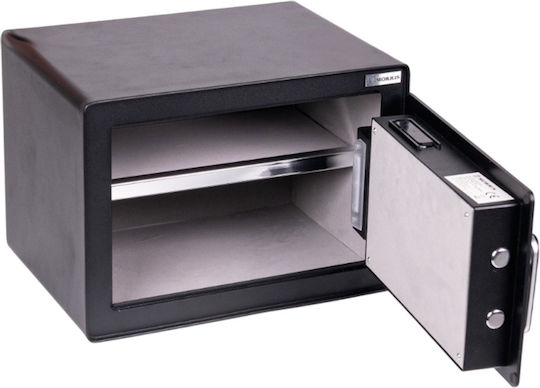 Morris Seif cu Blocare Digitală, Cheie și Amprentă Digitală cu Dimensiunile L35xW25xH25cm MHS-1002