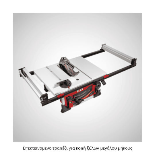Flex Battery Powered Bench Saw with Cutting Disc Diameter 254mm 532591