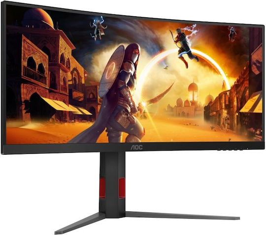 AOC CU34G4Z Ultrawide VA HDR Curved Monitor 34" QHD 3440x1440 240Hz with Response Time 0.5ms GTG