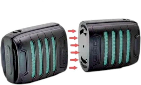 Kimiso KMS-121 Ηχείο Bluetooth 5W με Διάρκεια Μπαταρίας έως 5 ώρες Κόκκινο