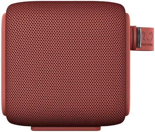 Fresh 'n Rebel Rockbox Bold S Impermeabil Boxă Bluetooth 5W cu Durată de Baterie până la 12 ore Safari roșu