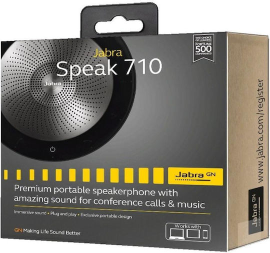 Speak 710 (UC USB/BT, SME) Bluetooth Speaker 10W with Battery Life up to 15 hours Black