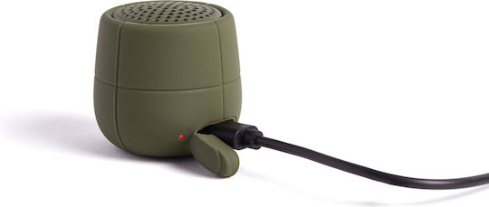 Lexon Mino Αδιάβροχο Ηχείο Bluetooth 3W με Διάρκεια Μπαταρίας έως 3 ώρες Χακί