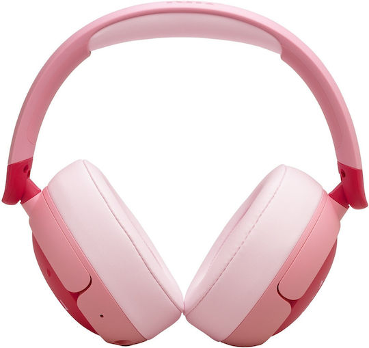 JBL Junior 470nc Wireless / Wired Kids' Over Ear Headphones with 50 Hours Playing Time Pink