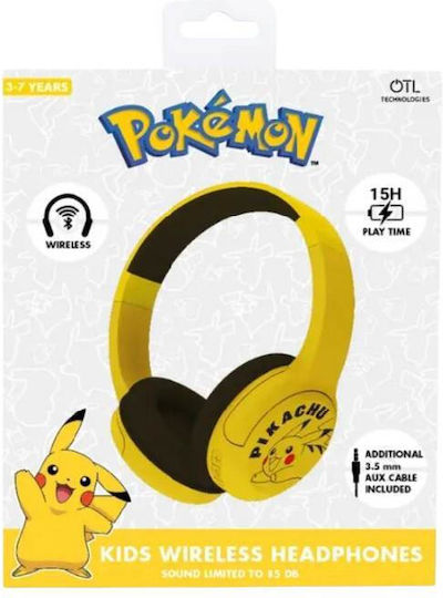 OTL Core Fără fir / Cu fir On Ear Căști cu 15 ore de Funcționare Pokemon Pikachu