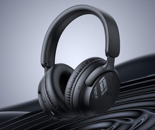 Hoco W53 Ασύρματα / Ενσύρματα Over Ear Ακουστικά με 46 ώρες Λειτουργίας Μαύρα