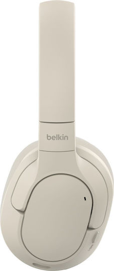Belkin SoundForm Surround Kabellos / Kabelgebunden Über Ohr Kopfhörer mit 60 Stunden Betriebszeit und Quick Charge Sand