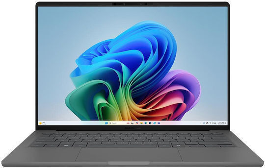 Asus Zenbook A14 UX3407RA-QD027X 14" OLED FHD+ (Snapdragon -X Elite X1E-78-100/16GB/1TB SSD/W11 Pro) Zumaia Gray (Tastatură US)