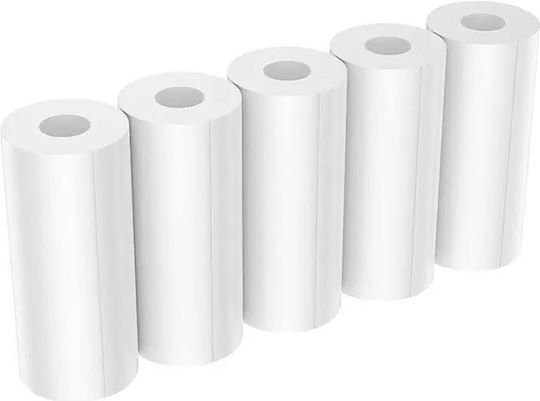 Hoco Printing Paper Photo Paper Ρολό (57x25) for Printers Thermal Sublimation/Transfer 5 Sheets
