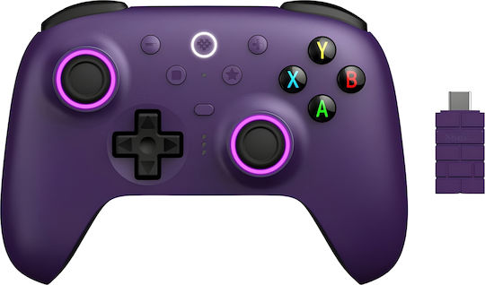 8Bitdo Ultimate 2 Безжичен Геймпад с Хол Ефект Стикове за Android / PC Лилав