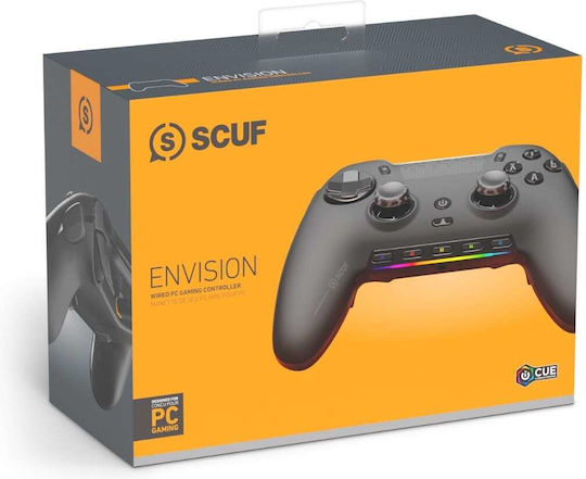 SCUF Envision Ενσύρματο Gamepad με Hall Effect Sticks για PC Μαύρο