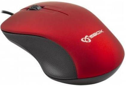 Sbox M-958 Verkabelt Maus mit Trackball Rot