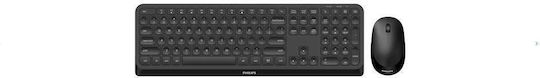 Philips SPT6307BL Wireless Keyboard & Mouse Set English US