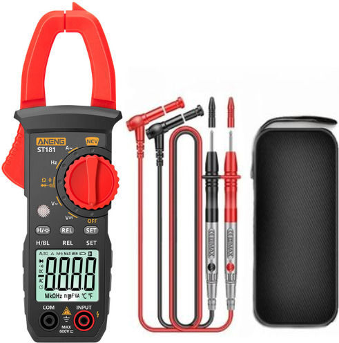Aneng Clamp Meter Digital 400A AC with Test Leads ST181