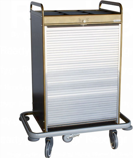 Evinoks Commercial Kitchen Food Cart H129xW96xD60cm