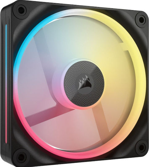 Corsair iCUE LINK LX120-R Вентилатор За Кутия С Обратен Перка (2400 Оборота / 70 CFM) С RGB Осветление