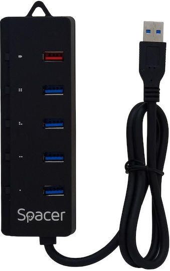 Spacer Hub 5 Porturi USB 3.0 Cu Conectare USB-A