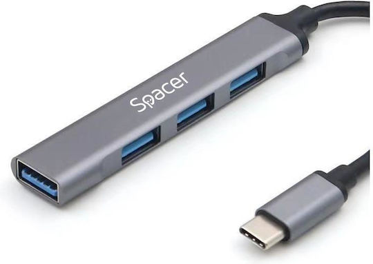 Spacer Hub 4 Θυρών USB 3.0 με σύνδεση USB-A