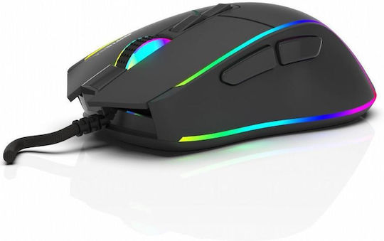Inca IMG-GT16 RGB Gaming Ποντίκι 6400 DPI Μαύρο