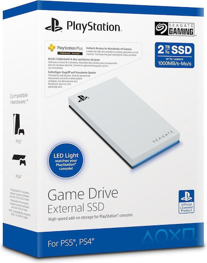 Seagate Game Drive USB 3.2 Extern SSD 2TB 2.5" Negru
