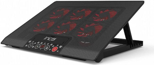 Inca INC-601GMS Cooling Pad for Laptop up to 17" with 6 Fans and Lighting