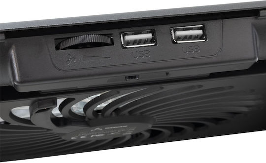 Sbox Cooling Pad για Laptop έως 17.3" με 1 Ανεμιστήρα (CP-28)
