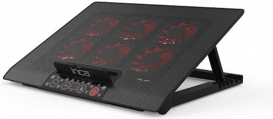 Inca INC-601GMS Cooling Pad for Laptop up to 17" with 6 Fans and Lighting