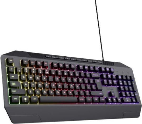 Trust GXT836 EVOCX Gaming Tastatur mit RGB-Beleuchtung (Griechisch)
