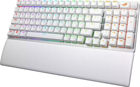 Asus ROG Strix Scope II 96 Gaming Mechanische Tastatur 96% mit ROG NX Schnee Schaltern und RGB-Beleuchtung (Englisch US) Weiß