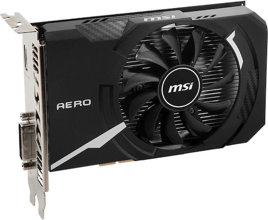 MSI GeForce GT 1030 4GB GDDR4 AERO ITX 4GD4 OC Κάρτα Γραφικών