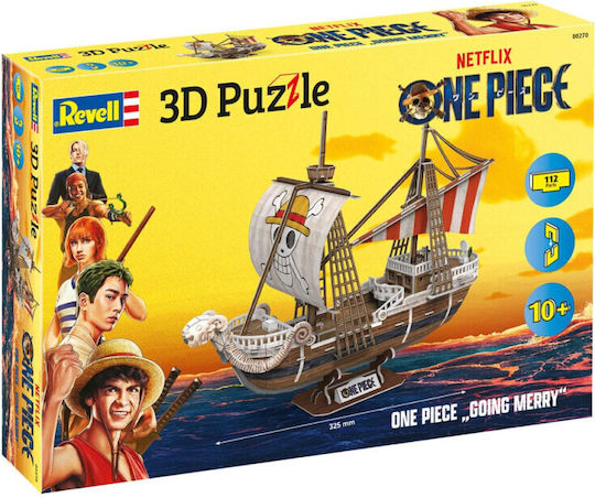 One Piece - Flying Lamb / Going Merry Puzzle 3D 112pcs