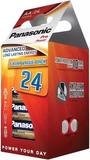 Panasonic Pro Power Алкални Батерии AA 1.5V 24бр LR6PPG/24PD