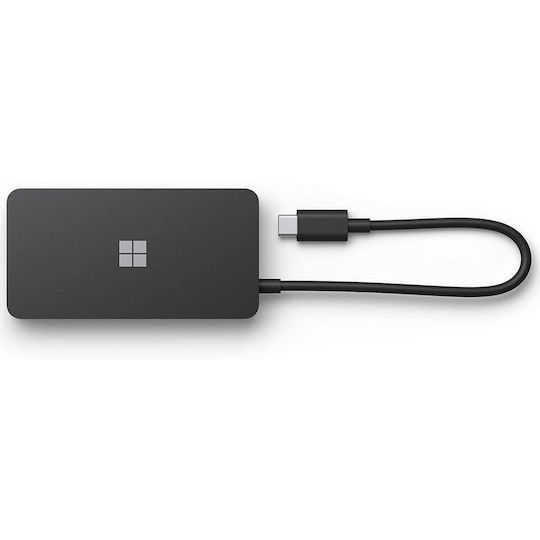 Microsoft Surface Travel Hub USB-C Docking Station με HDMI 4K PD Ethernet Μαύρο