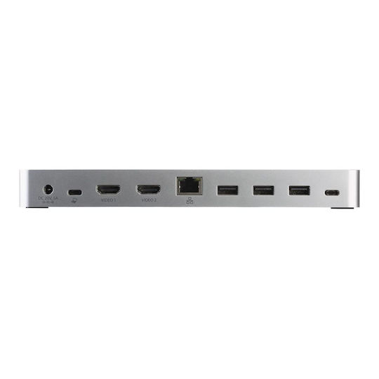 StarTech USB-C / USB-A Docking Station με 4K PD Ethernet Μαύρο (MST30C2HHPDU)