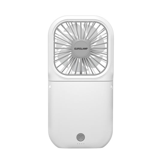 Eurolamp Handheld USB Folding Fan 5W White 300-20542
