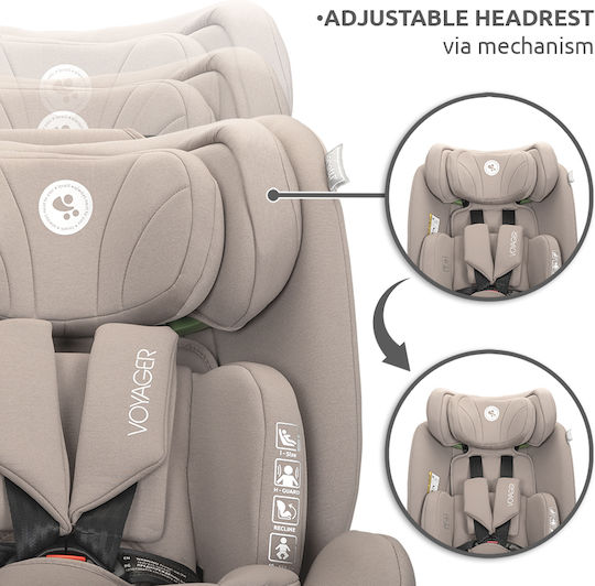 Lorelli Voyager Baby Car Seat i-Size Gray 0-36 kg